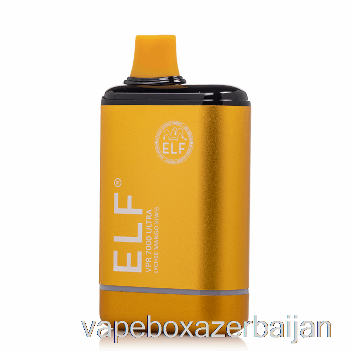 Vape Box Azerbaijan ELF VPR 7000 Ultra Disposable Lychee Mango Kiwis